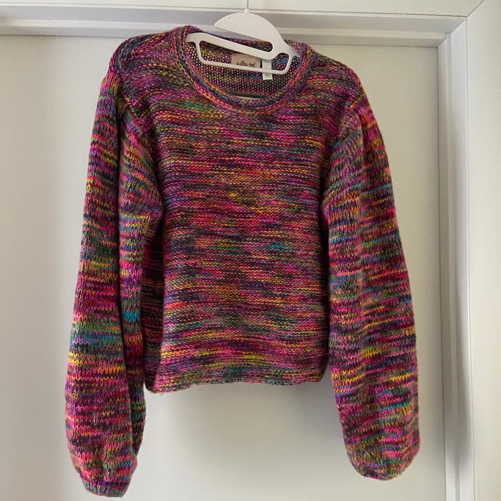 Colorful Knit Women's Sweater